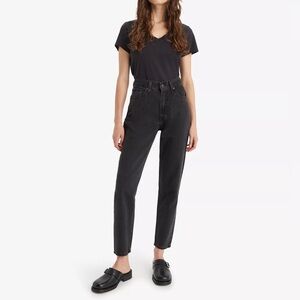 Levi's premium 80’S MOM 100% cotton Jeans size 30 - Black